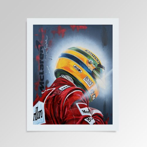 AYRTON SENNA FOREVER 1991 - Fine Art Print