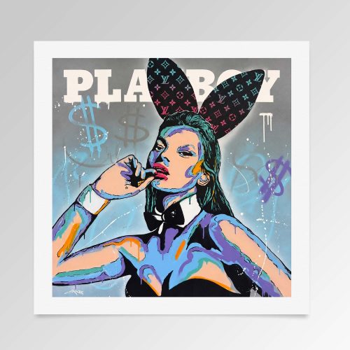 LV-Bunny on Playboy – Giclée Print