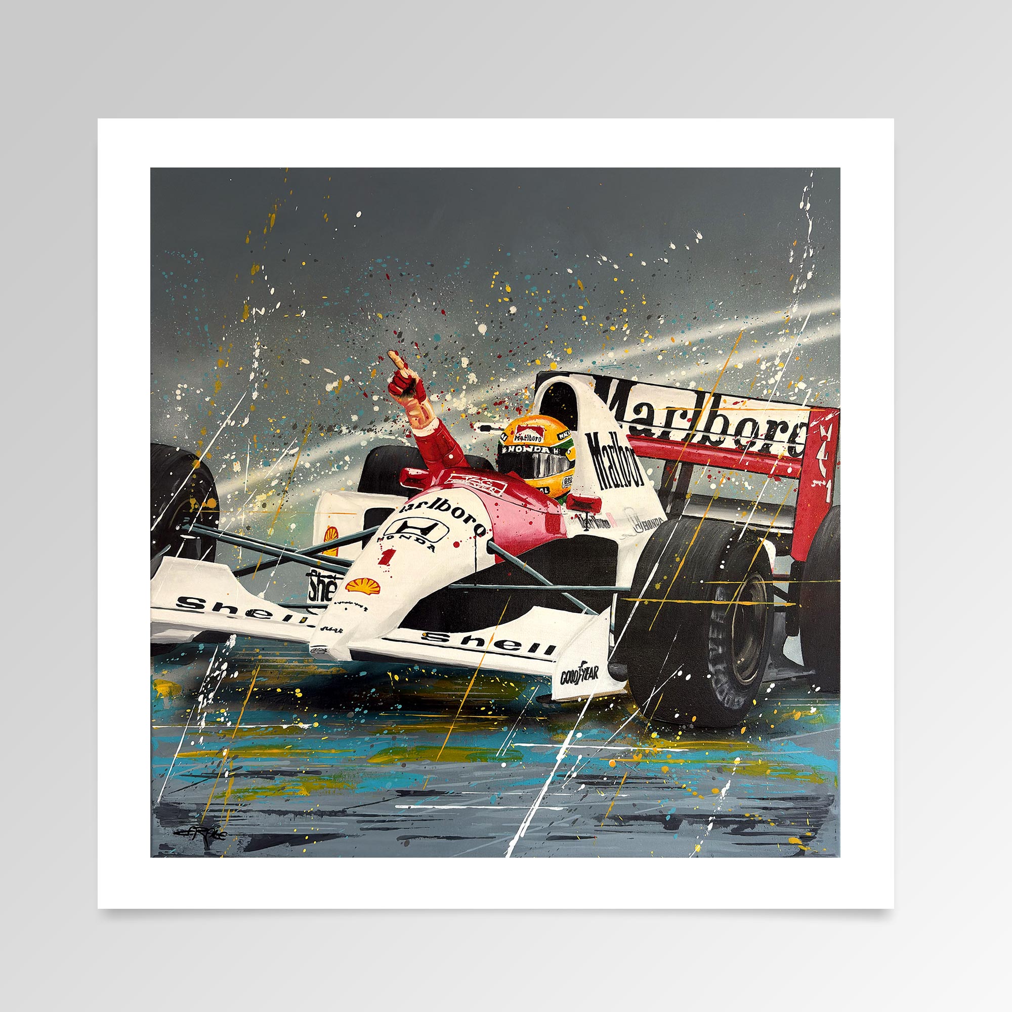 AYRTON SENNA The Final Victory – Giclée Print
